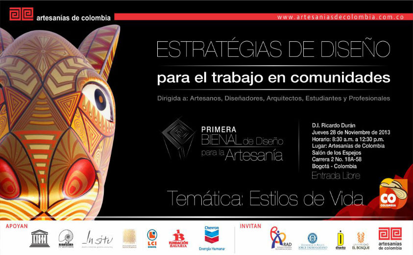 Charla Bienal de Diseño para la Artesanía Bogotá