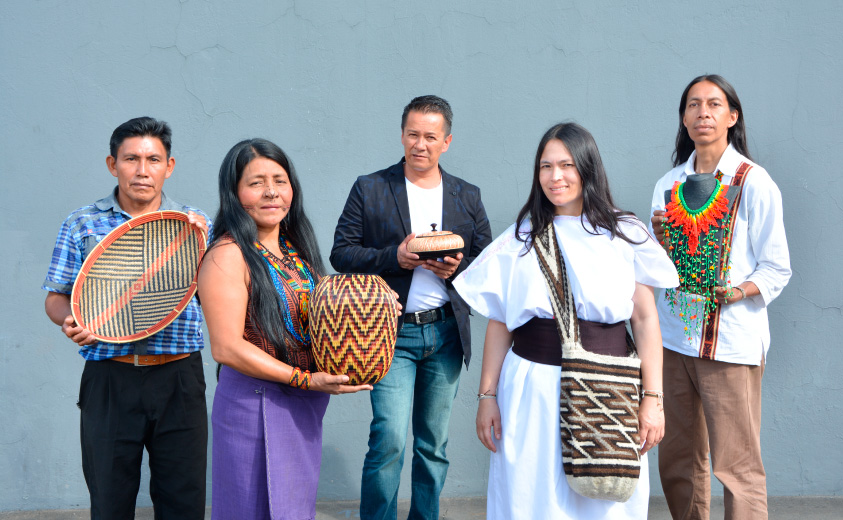 Artesanía colombiana en Folk Art Market