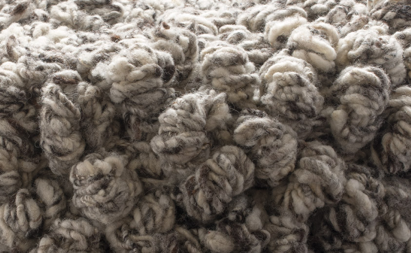 Foto de detalle de lana