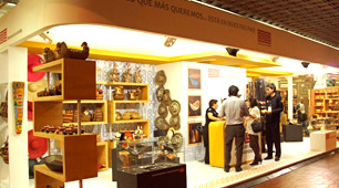 Stand de Artesanías de Colombia en Expoartesanías 2013