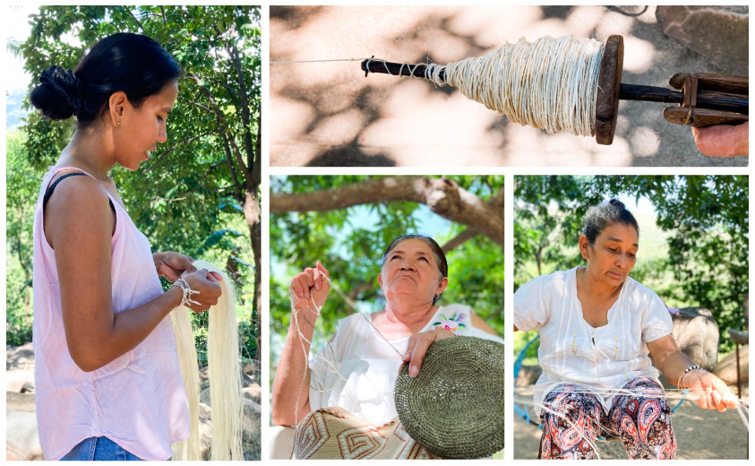 Mujeres artesanas kankuamas