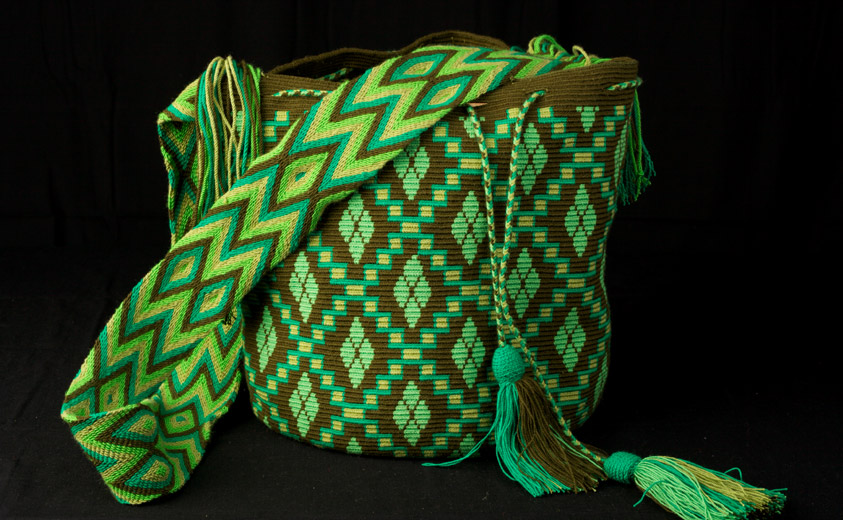 La mochila Wayúu, parte de la de Colombia Artesanías de Colombia
