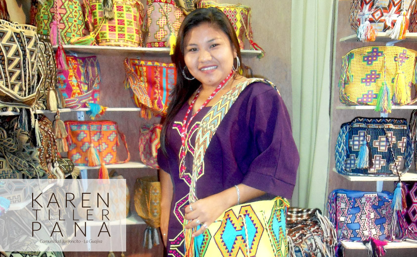 Tiller Pana, empresaria la mochila Wayúu - Artesanías de Colombia