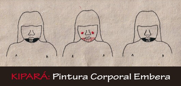 Invitación a la exposición Kipará- Pintura Corporal Embera