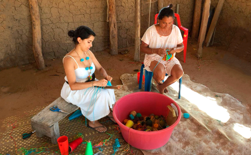 Fibra 2018, intercambio creativo wayúu, arhuaco y artistas.