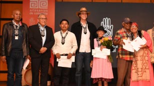 Artesanos ganadores de la Medalla a la Maestría Artesanal 2019
