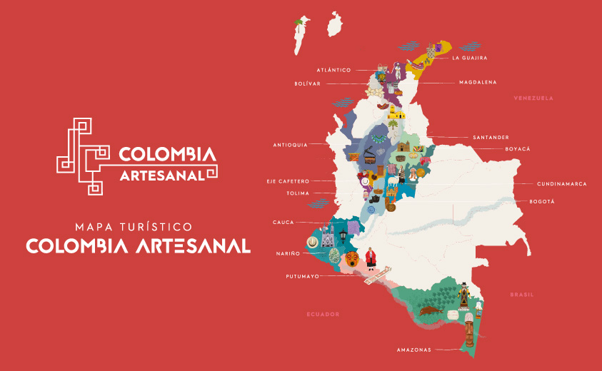 Mapa Colombia Artesanal