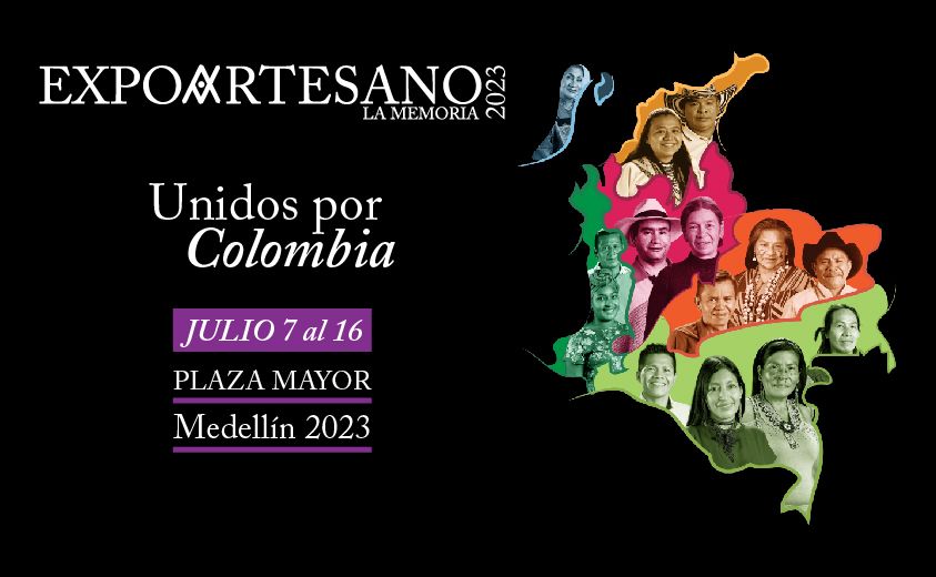 Expoartesano La Memoria 2023, feria artesanal en Medellín