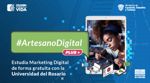 Artesano digital marketing digital comercio electrónico convocatorias artesanos colombianos educación nuevos conocimientos apoyo a artesanos becas para artesanos colombianos 