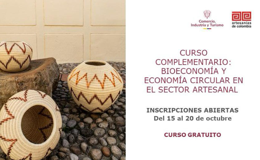 Curso complementario virtual “Bioeconomía y Economía Circular en el sector artesanal”