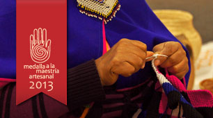 Medalla a la Maestría Artesanal 2013 - imagen: Sistema de Información para la Artesanía-SIART