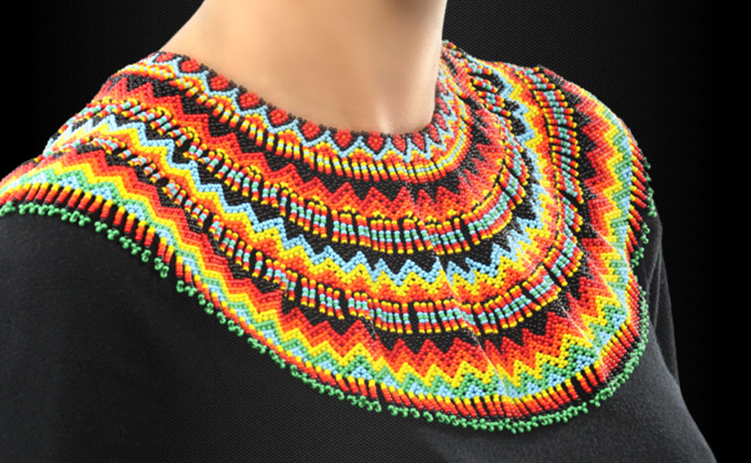 Collar en chaquiras