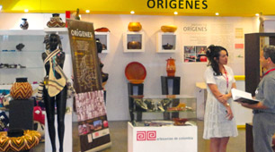 Stand Proyecto Orígenes Expoartesano Medellín 2013