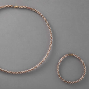 MANILLA BOA BLANCO NÁCAR CAFÉ BRILLANTE