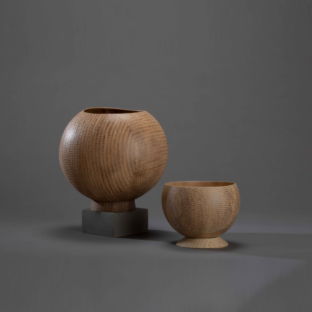 BOWL GRANDE Y MEDIANO EN TOTUMO TALLADO